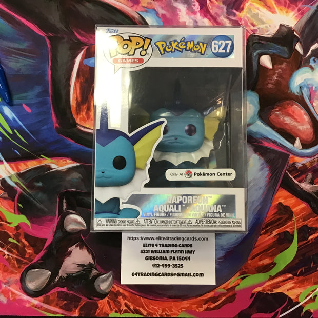 Vaporeon #627 [Pearlescent] Pokemon Center Funko Pop!