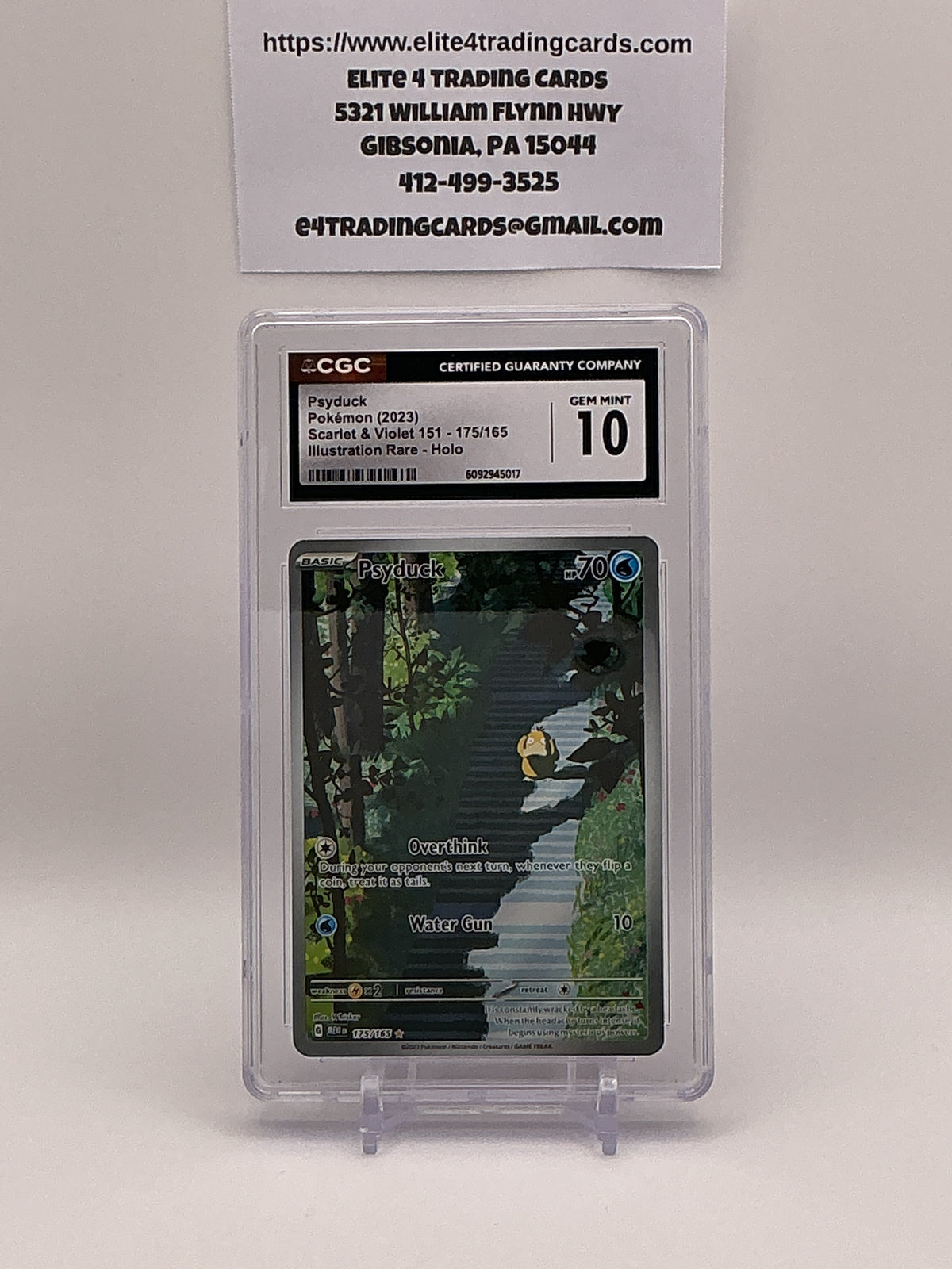 Psyduck #175 Pokemon Scarlet & Violet 151 (CGC 10)