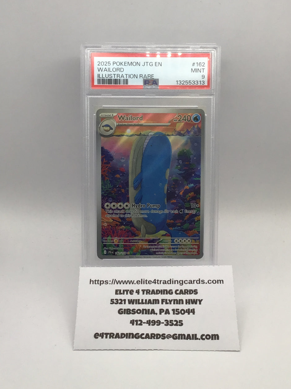 Wailord #162 Pokemon Journey Together (PSA 10)