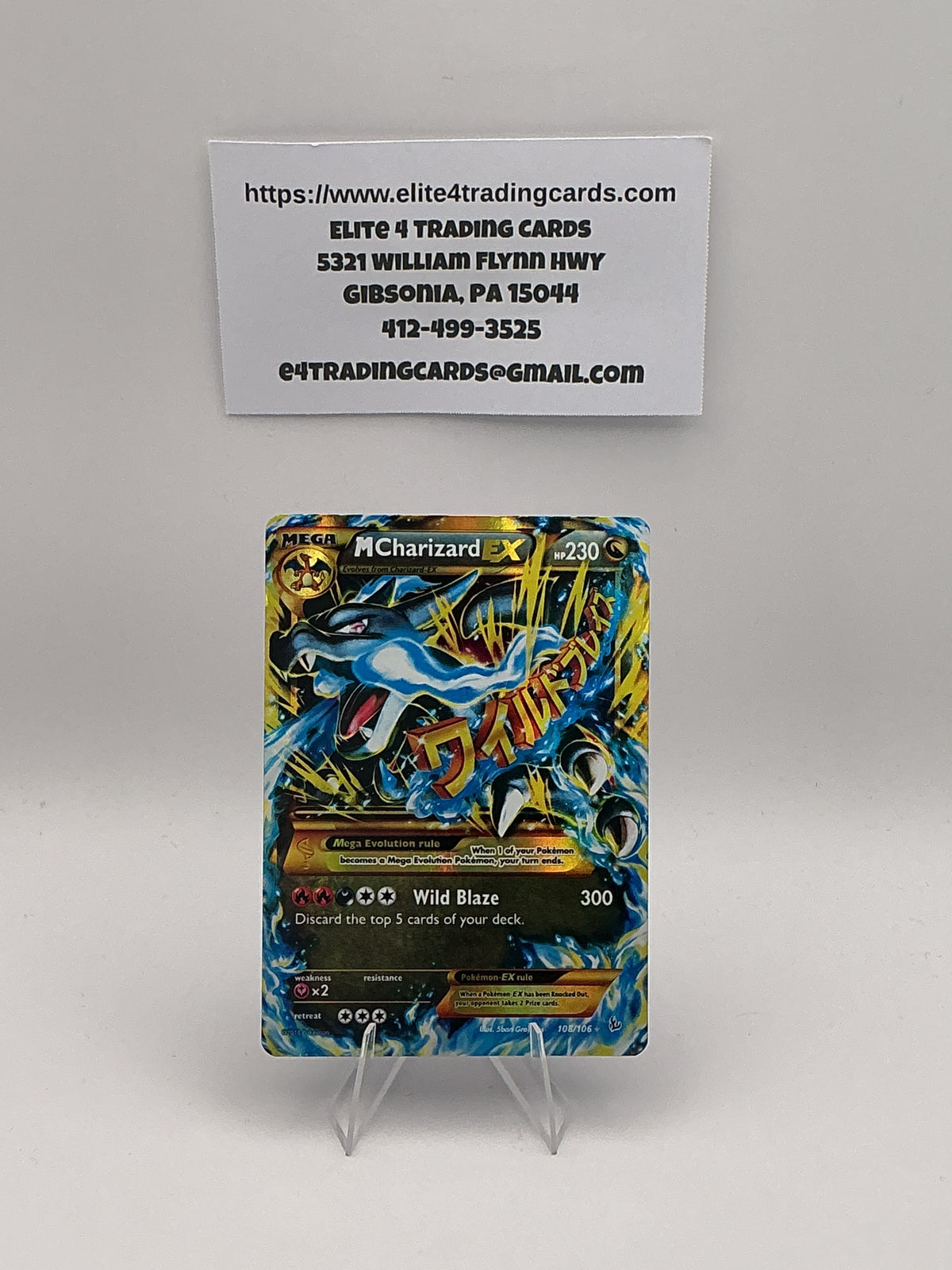 M Charizard EX (X) (Secret) - 108/106 - XY - Flashfire (FLF) XY - Flashfire MP