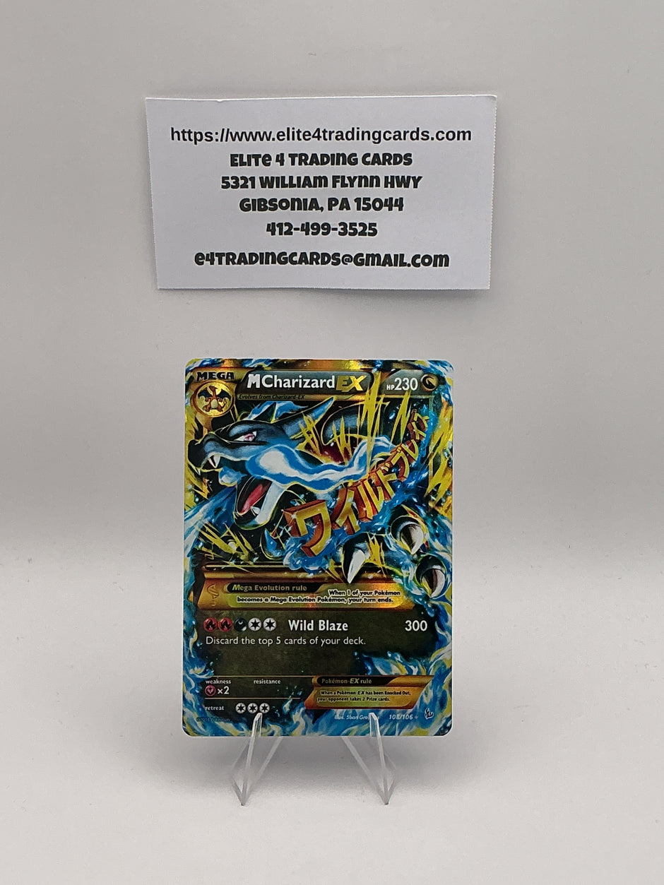 M Charizard EX (X) (Secret) - 108/106 - XY - Flashfire (FLF) XY - Flashfire MP