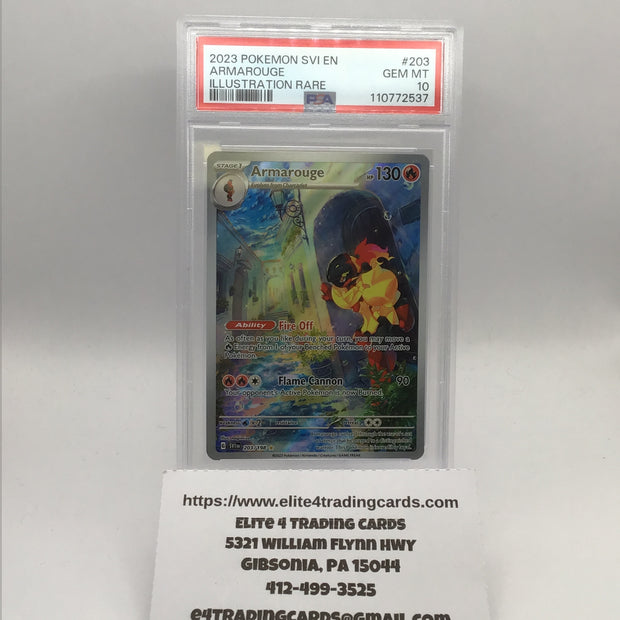 Armarouge - 203/198 - SV01: Scarlet & Violet Base Set (SVI) (PSA 10)