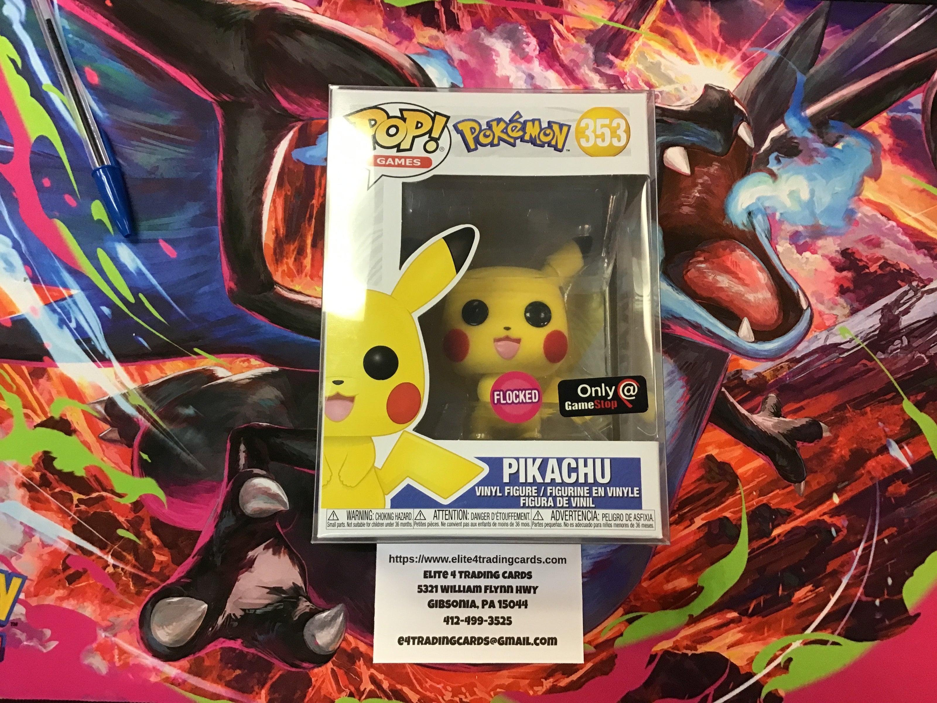 Pikachu [Flocked] #353 Funko POP