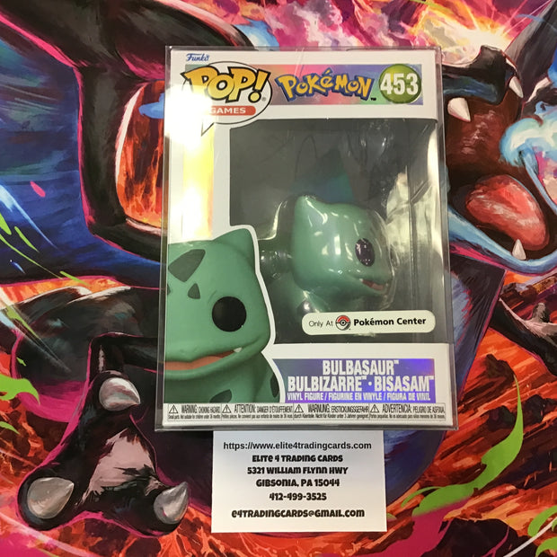 Bulbasaur #453 [Pearlescent] Pokemon Center Funko Pop!