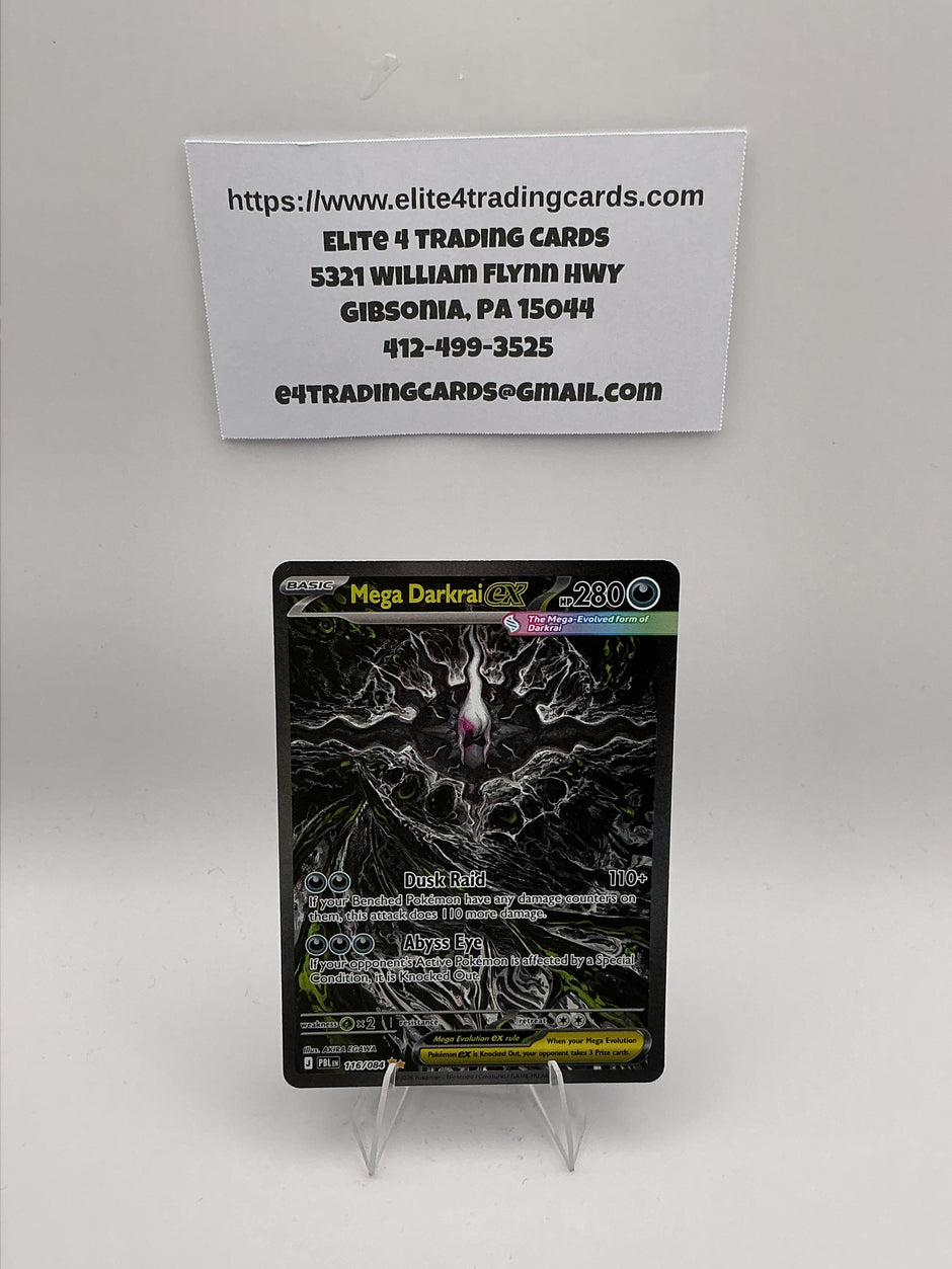 Mega Darkrai ex - 116/084 - ME05: Pitch Black (PBL)