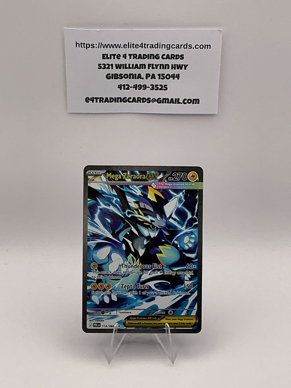 Mega Zeraora ex - 114/084 - ME05: Pitch Black (PBL)