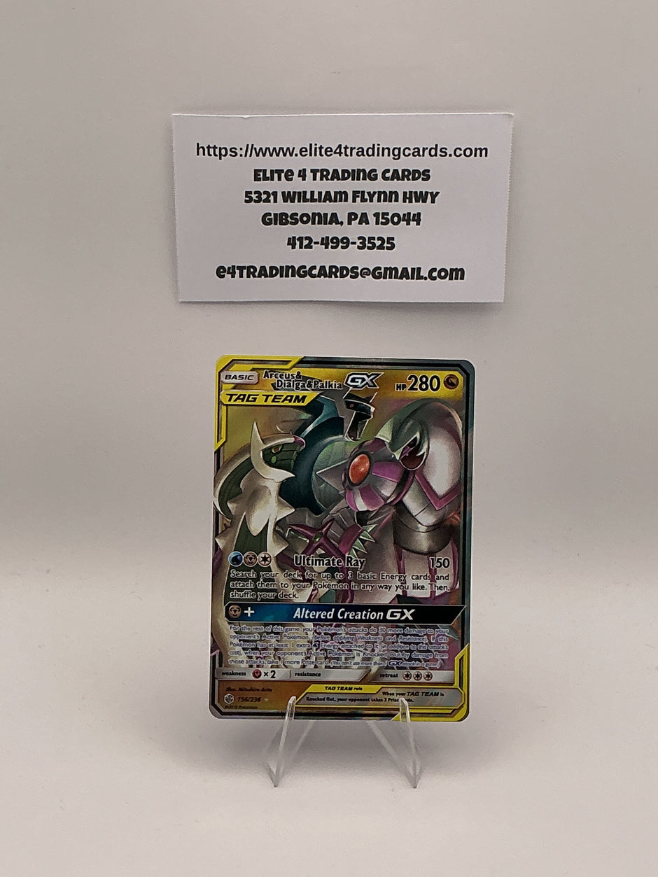 Arceus & Dialga & Palkia GX - 156/236 - SM - Cosmic Eclipse (SM12)