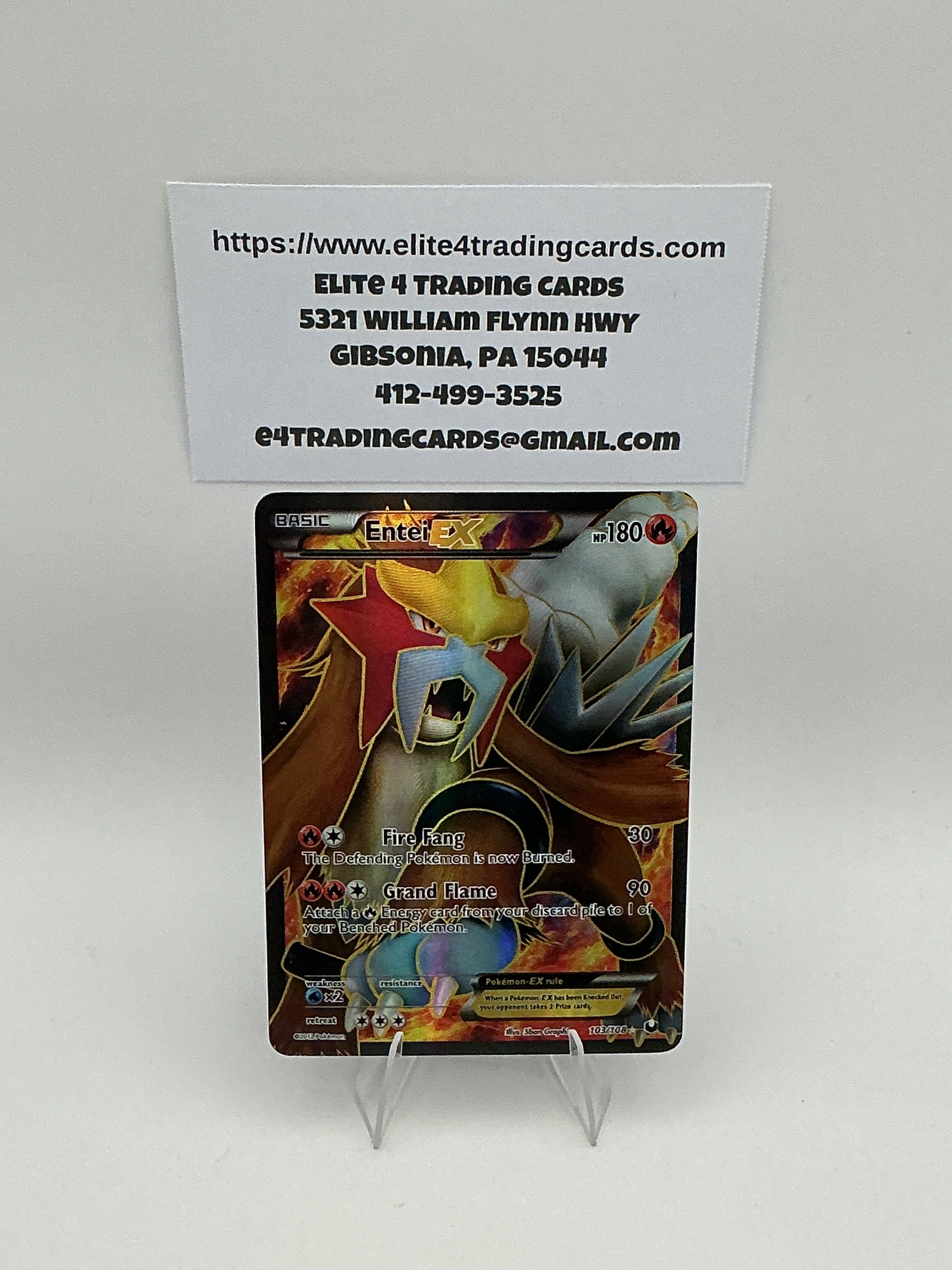 Entei EX (103 Full Art) - Dark Explorers (DEX) (MP)
