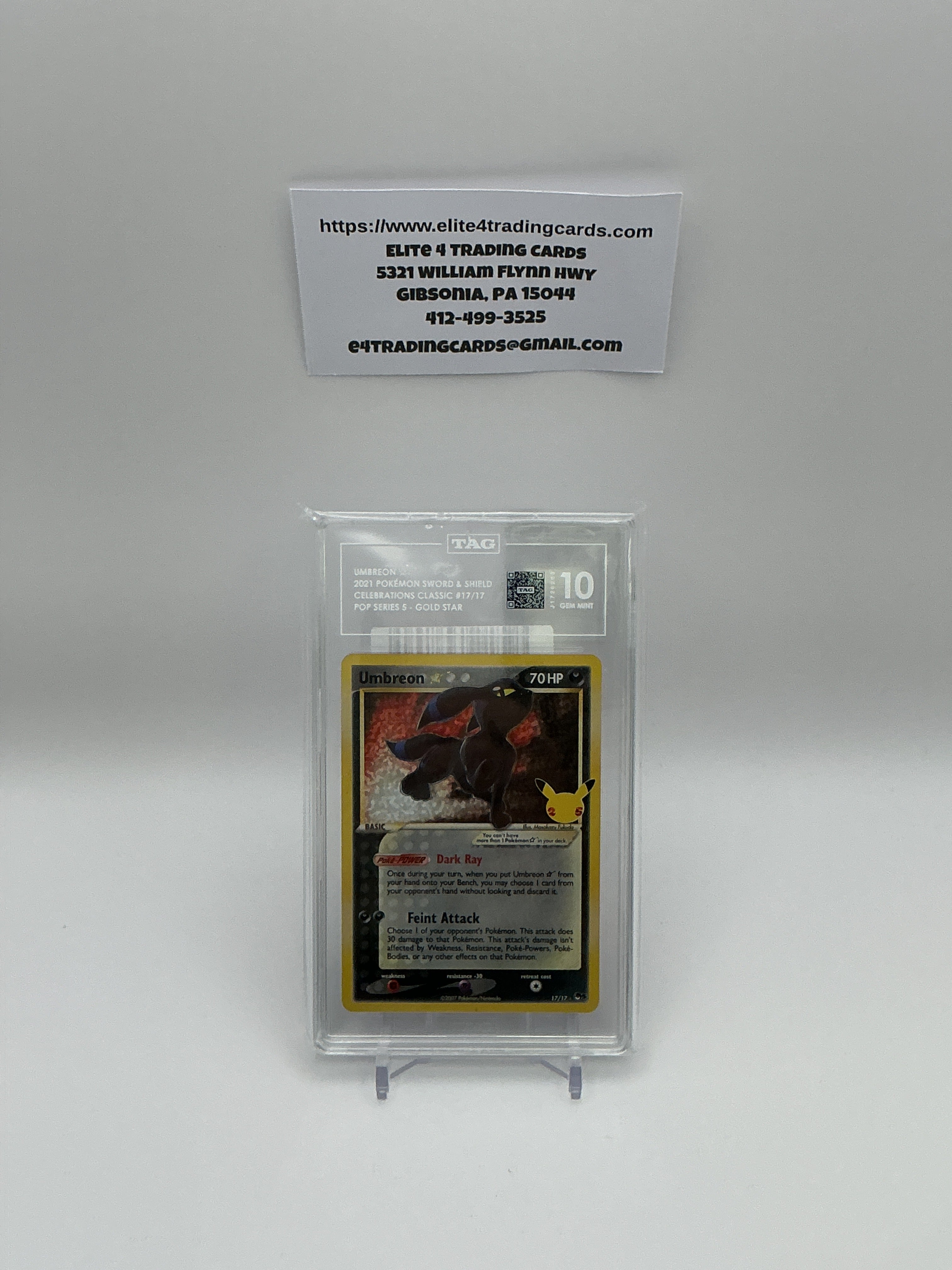 Umbreon #17 Celebrations (TAG 10)