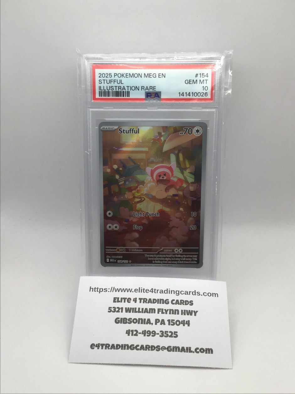2025 pokemon meg en stufful #154 (PSA 10)