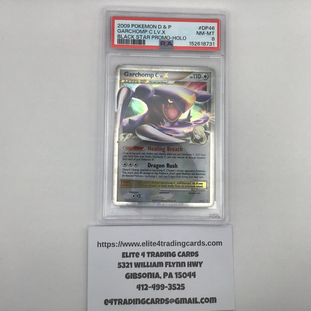 Garchomp C LV.X #DP46 Pokemon Promo (PSA 8)