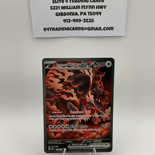 Bloodmoon Ursaluna ex - SV: Prismatic Evolutions (PRE) - NM