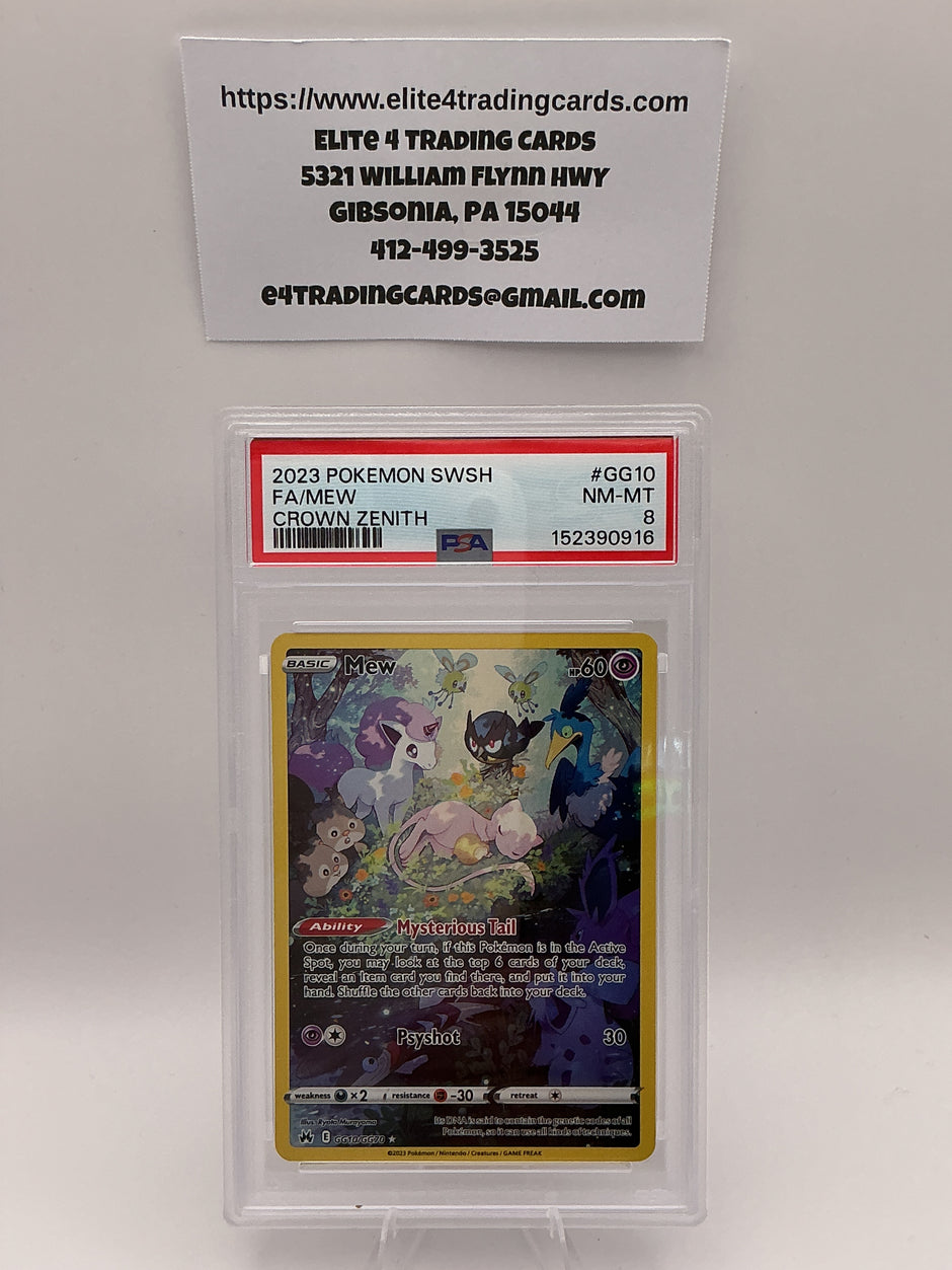 Mew #GG10 Pokemon Crown Zenith (PSA 10)