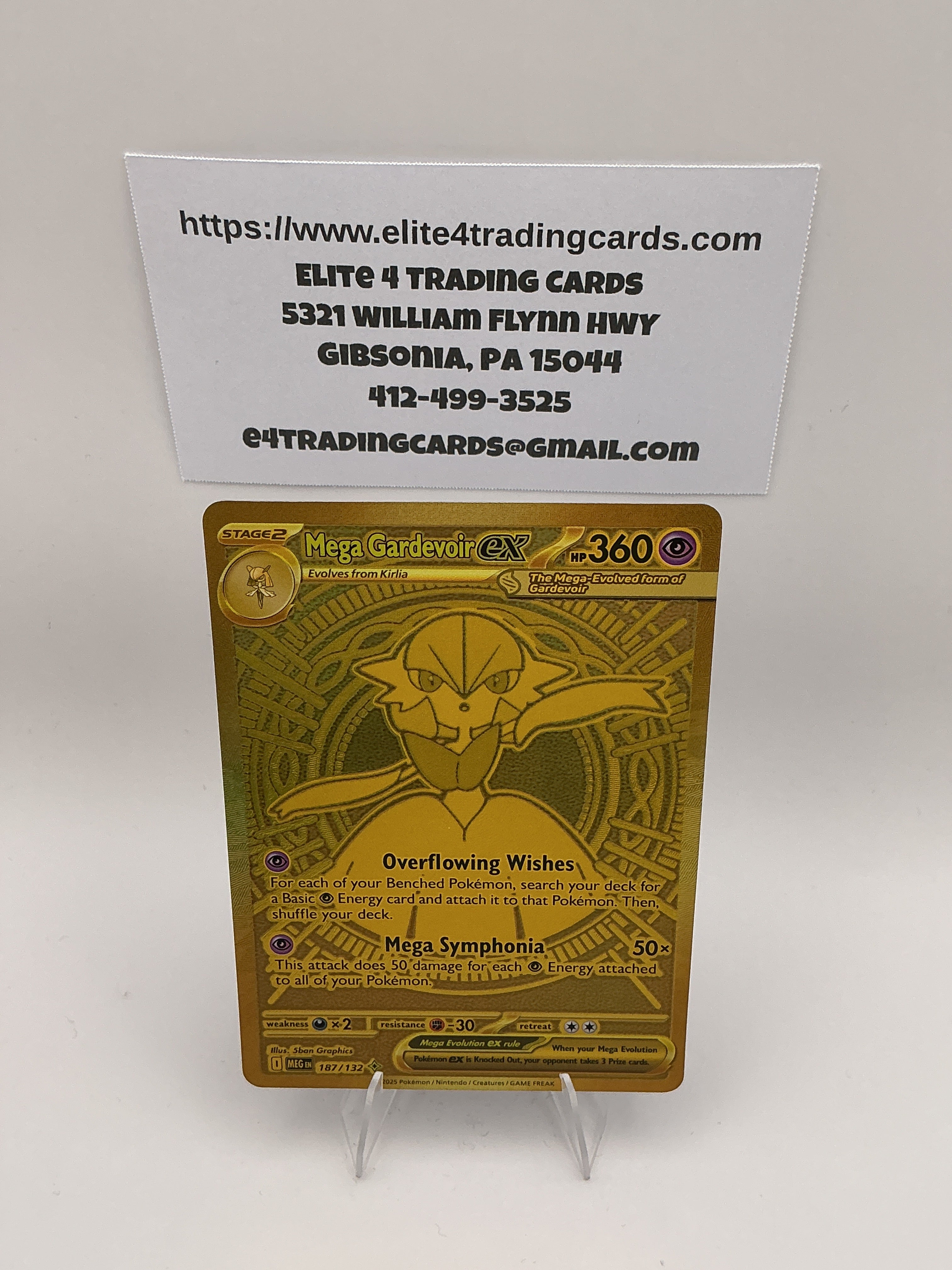 Mega Gardevoir ex - 187/132 - ME01: Mega Evolution (MEG)