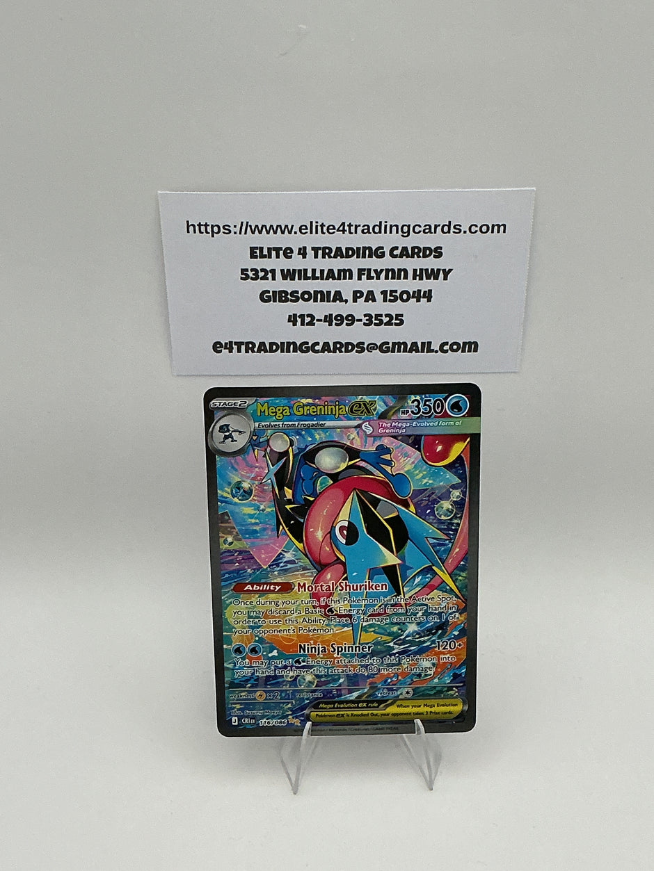 Mega Greninja ex - 116/086 - ME04: Chaos Rising (CRI)