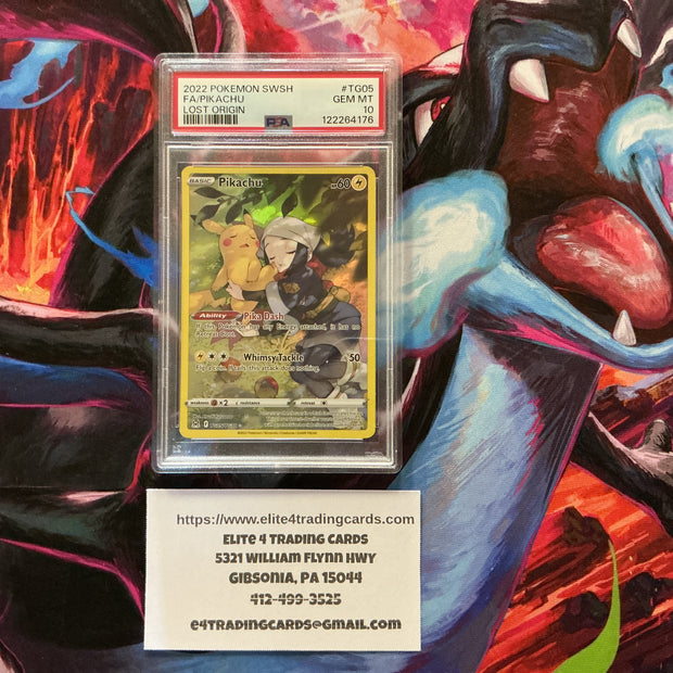 Pikachu #TG05 Pokemon Lost Origin (PSA 10)