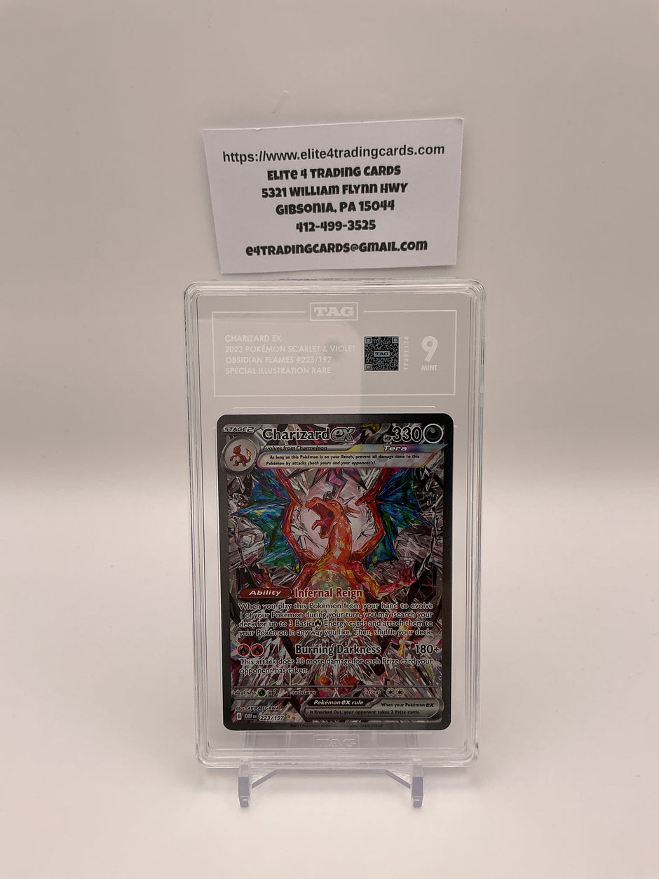 Charizard ex #223 Pokemon Obsidian Flames (TAG 9)