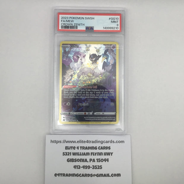 Mew #GG10 Pokemon Crown Zenith (PSA 9)