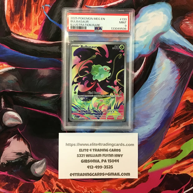 Bulbasaur #133 Pokemon Mega Evolution (PSA 9)
