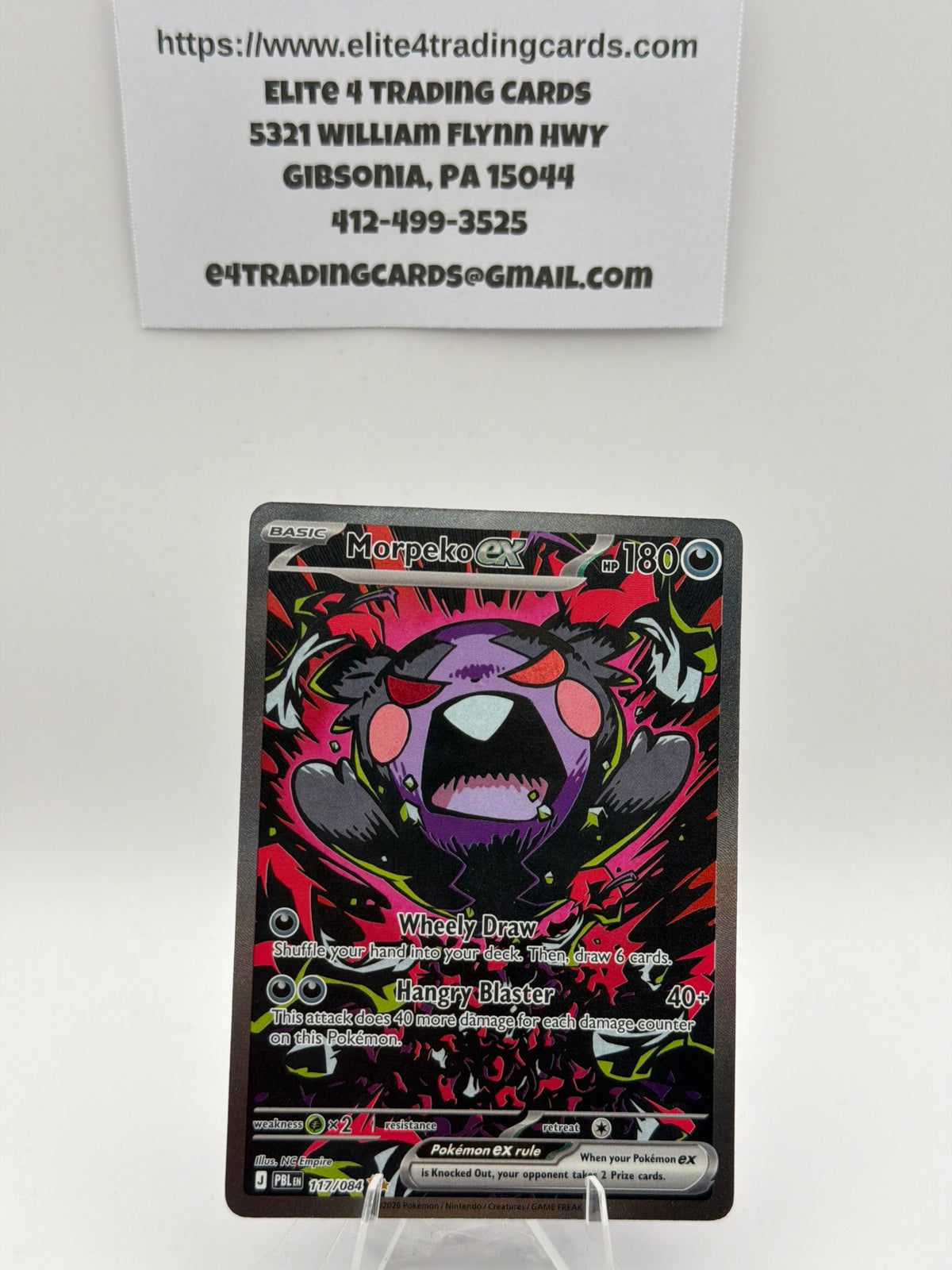 Morpeko ex - 117/084 - ME05: Pitch Black (PBL)