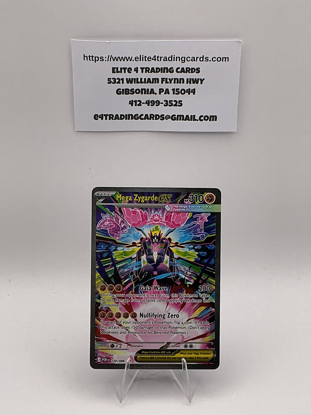 Mega Zygarde ex - 120/088 - ME03: Perfect Order (POR)