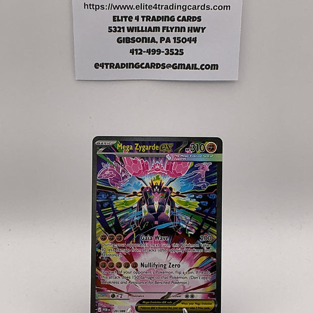 Mega Zygarde ex - 120/088 - ME03: Perfect Order (POR) - NM