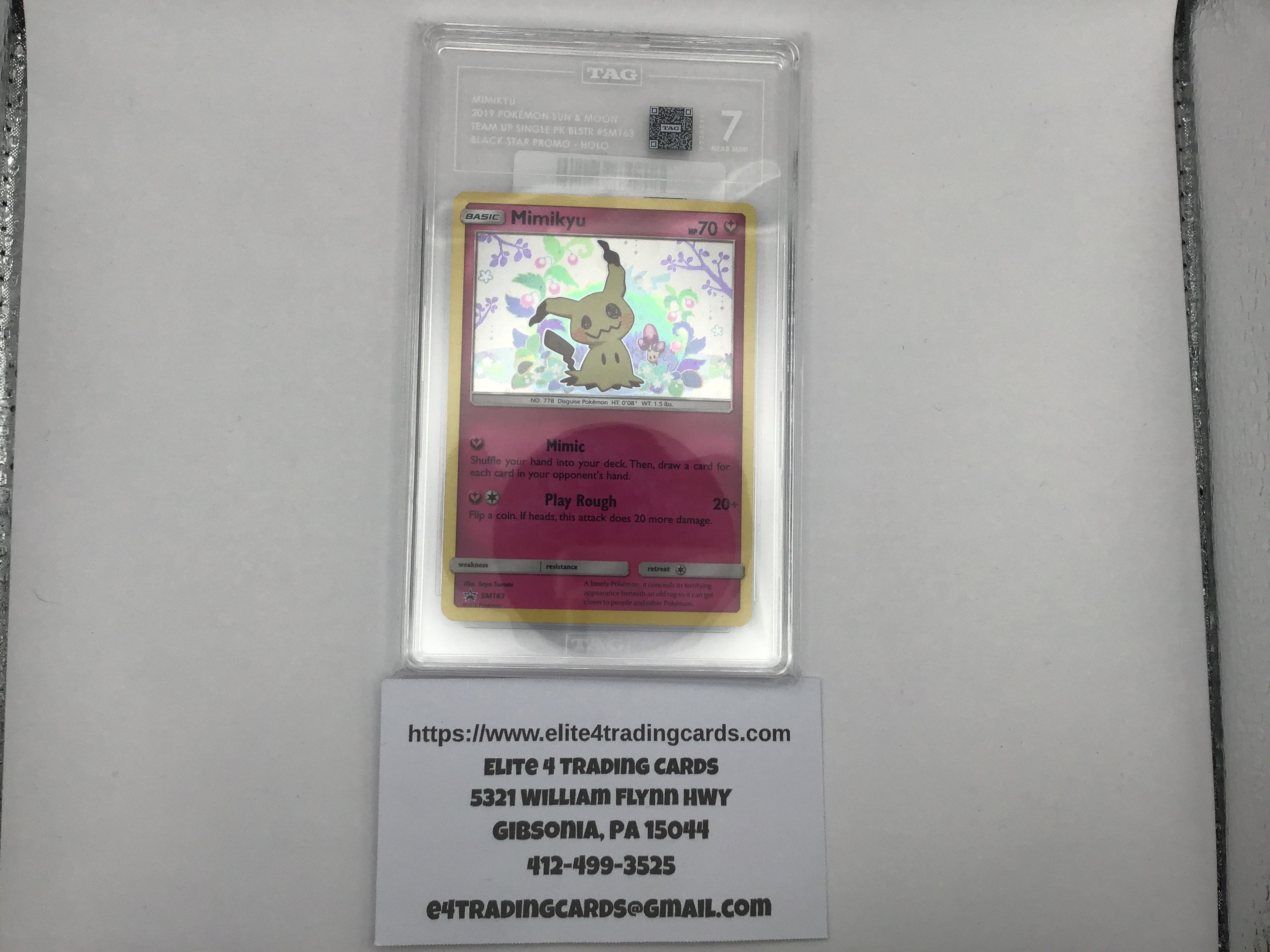 Mimikyu #SM163 Pokemon Promo (TAG 7)
