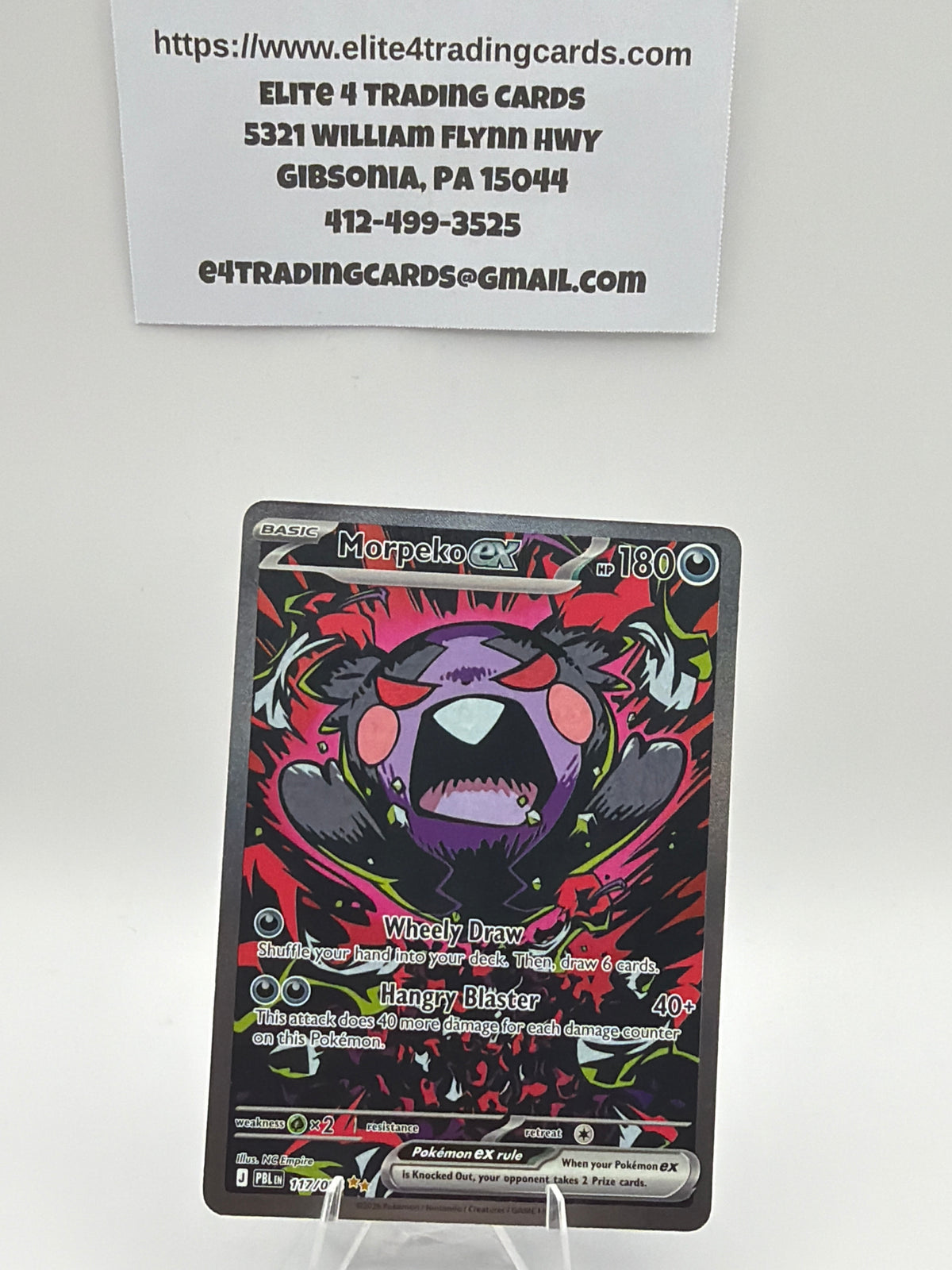 Morpeko ex - 117/084 - ME05: Pitch Black (PBL)