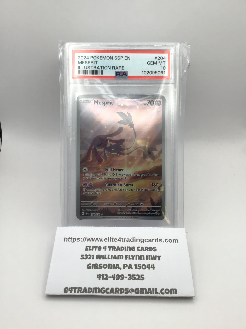 Mesprit - 204/191 - SV08: Surging Sparks (SSP) (PSA 10)