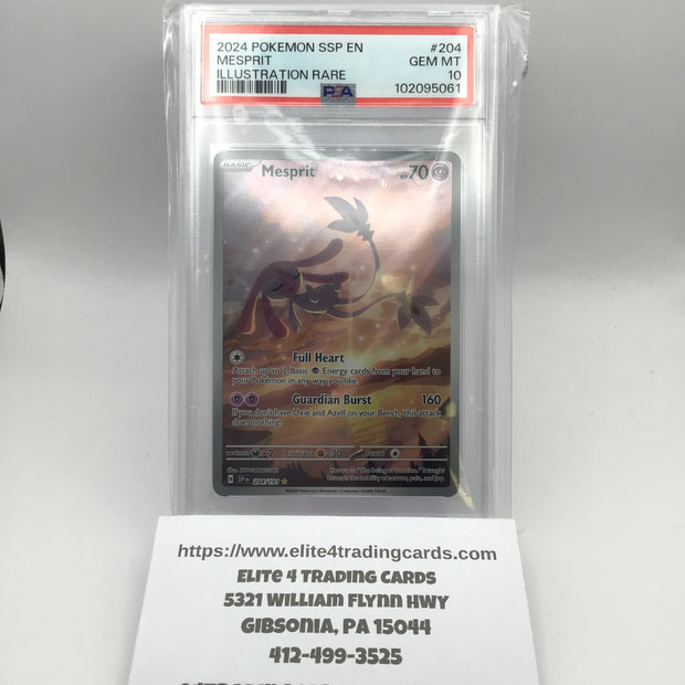 Mesprit - 204/191 - SV08: Surging Sparks (SSP) (PSA 10)