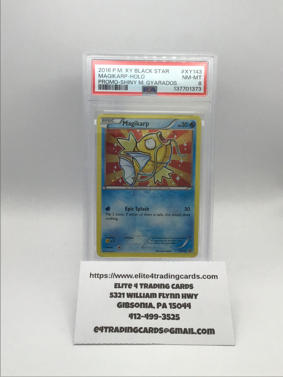 Magikarp #XY143 Pokemon Promo (PSA 8)