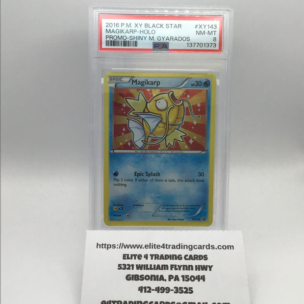 Magikarp #XY143 Pokemon Promo (PSA 8)