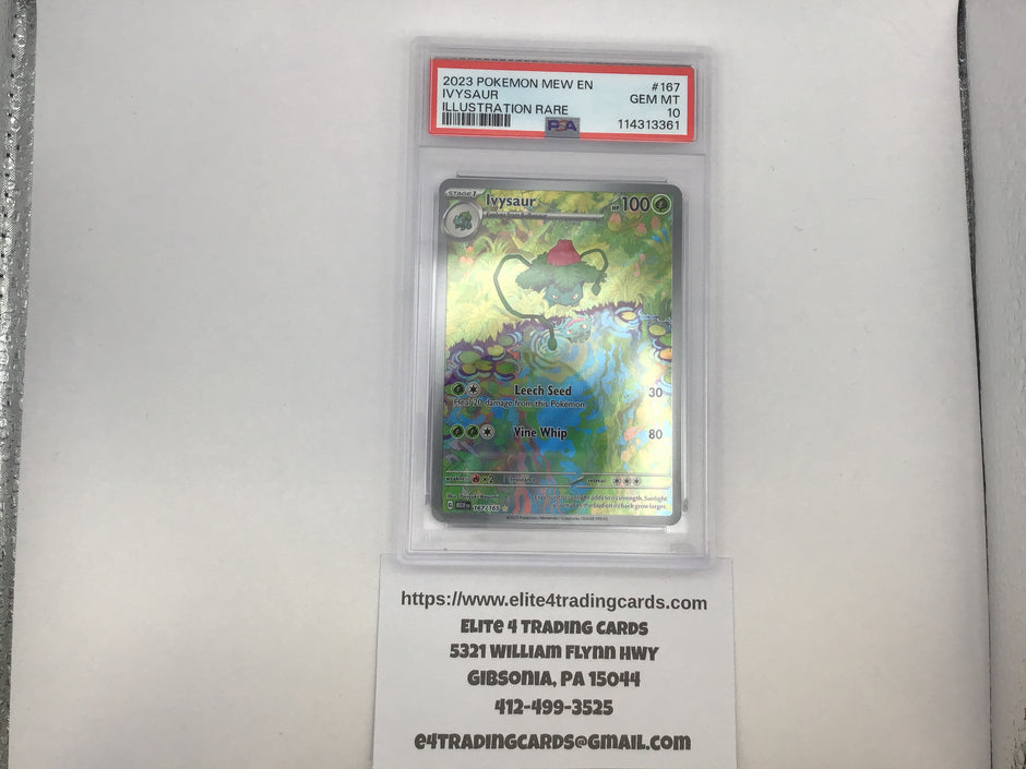 Ivysaur #167 Pokemon Scarlet & Violet 151 (PSA 10)