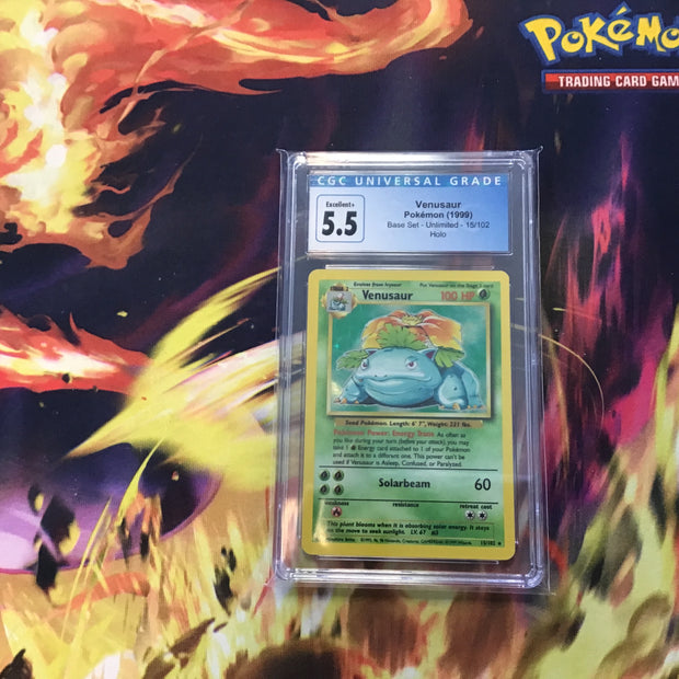 CGC 5.5 Venusaur Unlimited