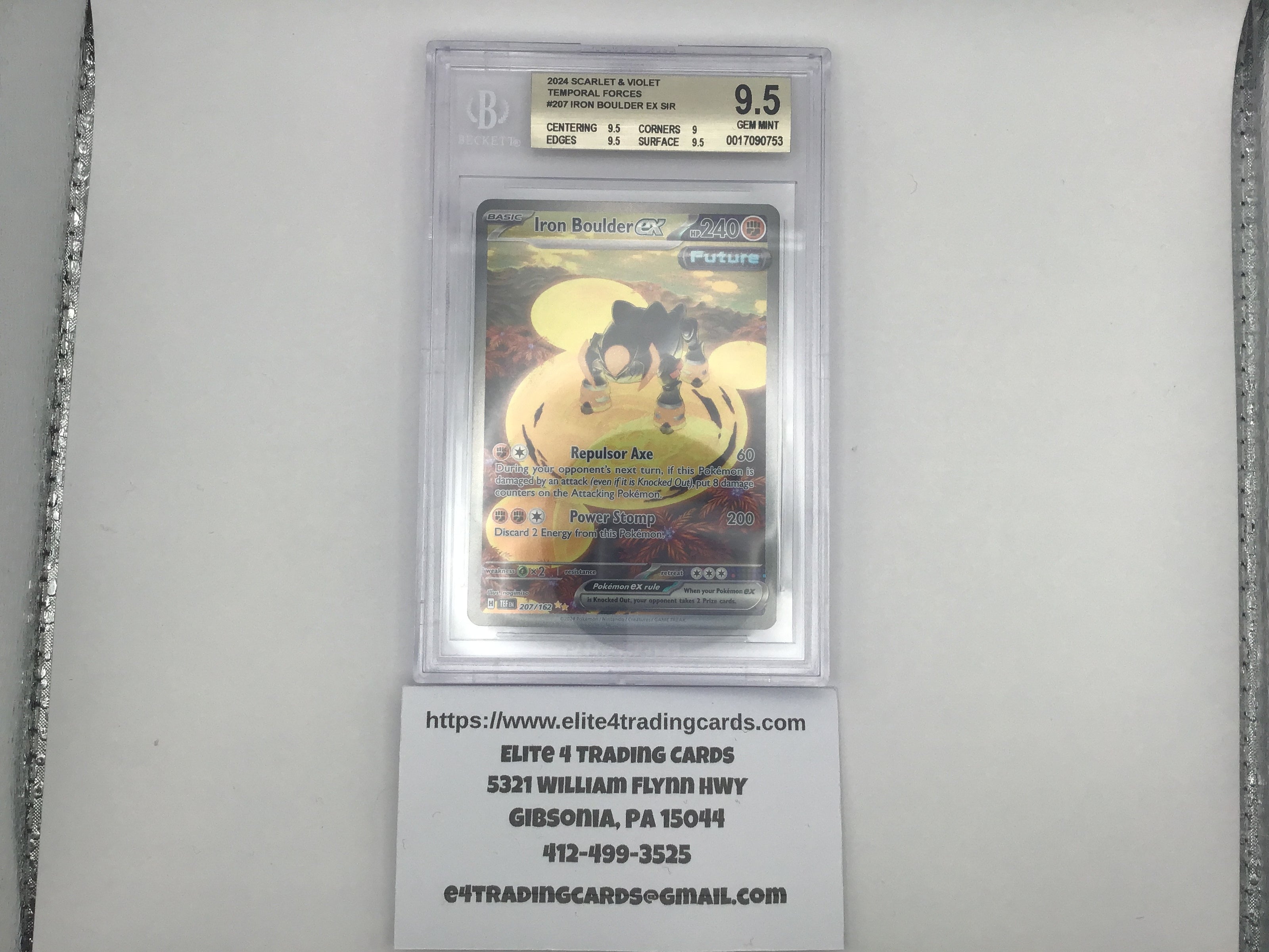 Beckett 9.5 Iron Boulder