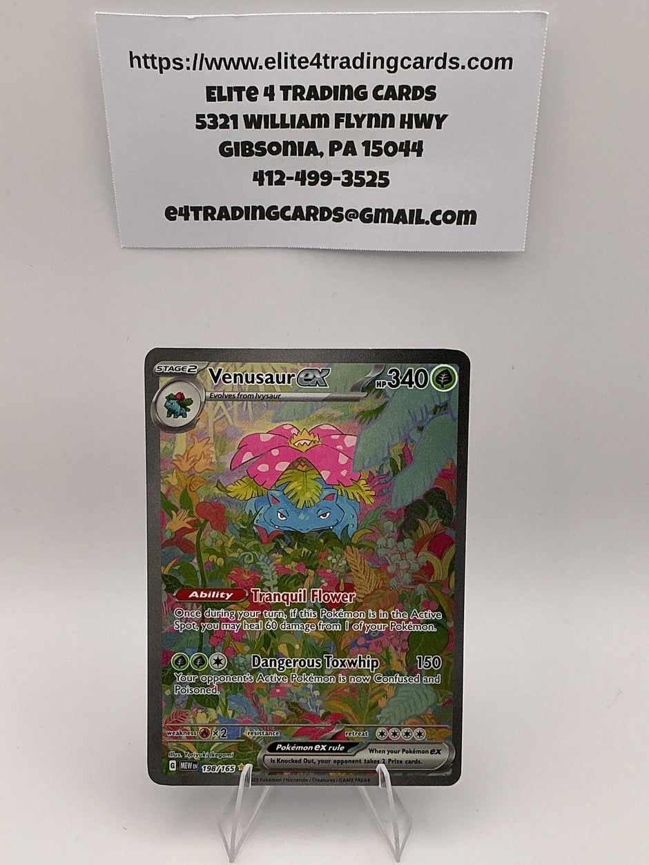 Venusaur ex - 198/165 - SV: Scarlet & Violet 151 (MEW)