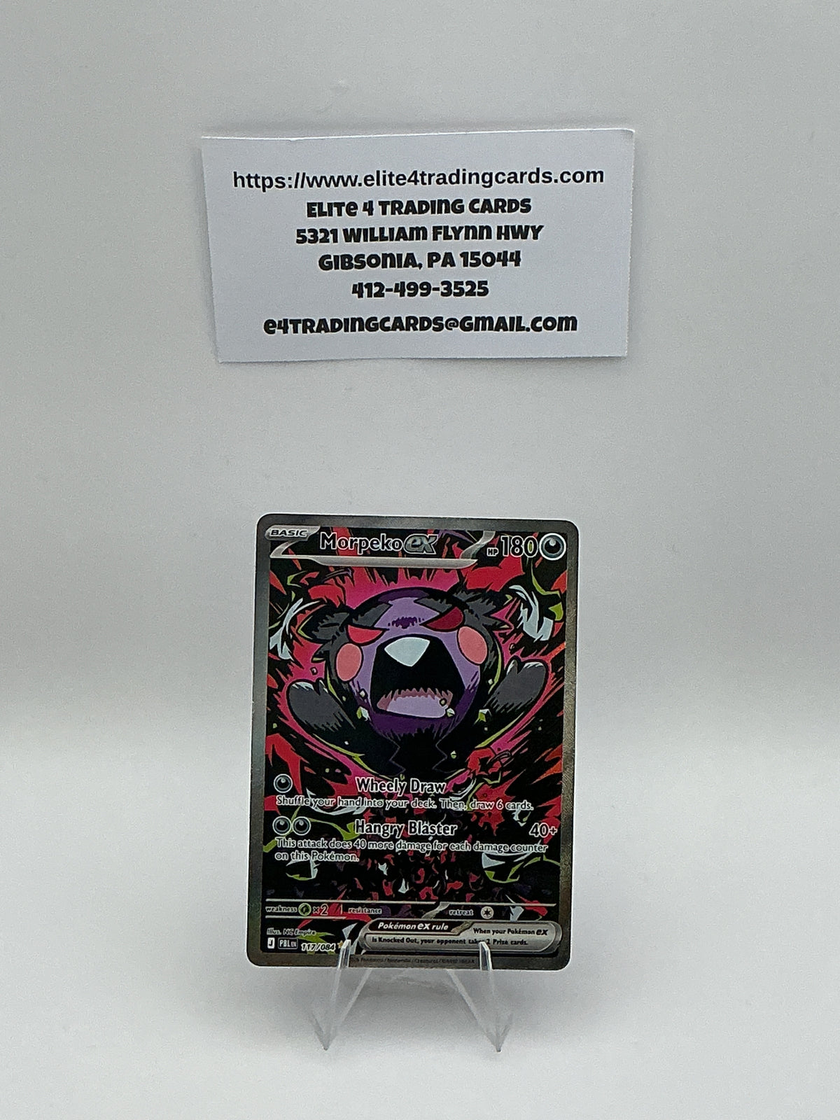 Morpeko ex - 117/084 - ME05: Pitch Black (PBL) (NM)