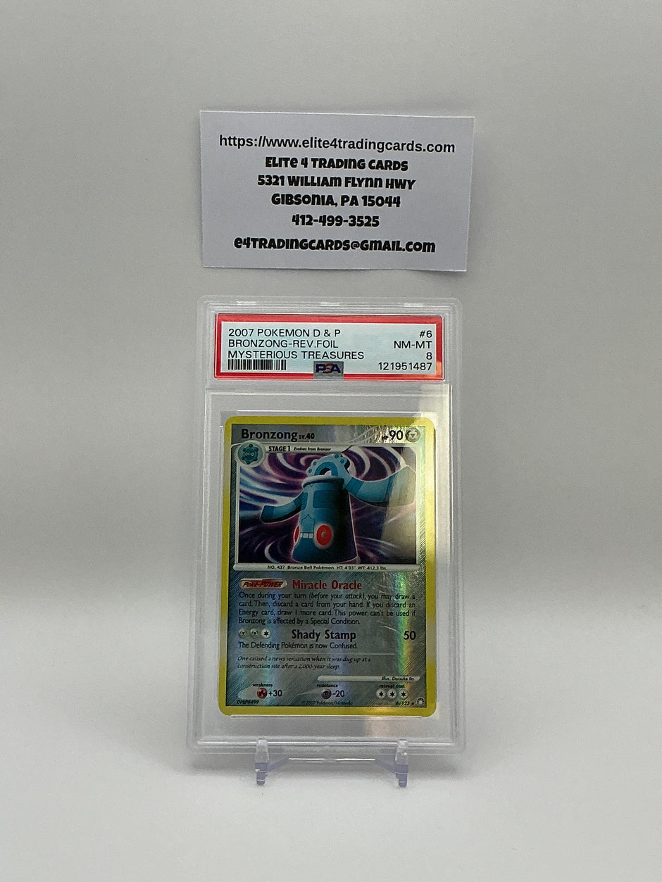Bronzong #6 Mysterious Treasures (PSA 8)
