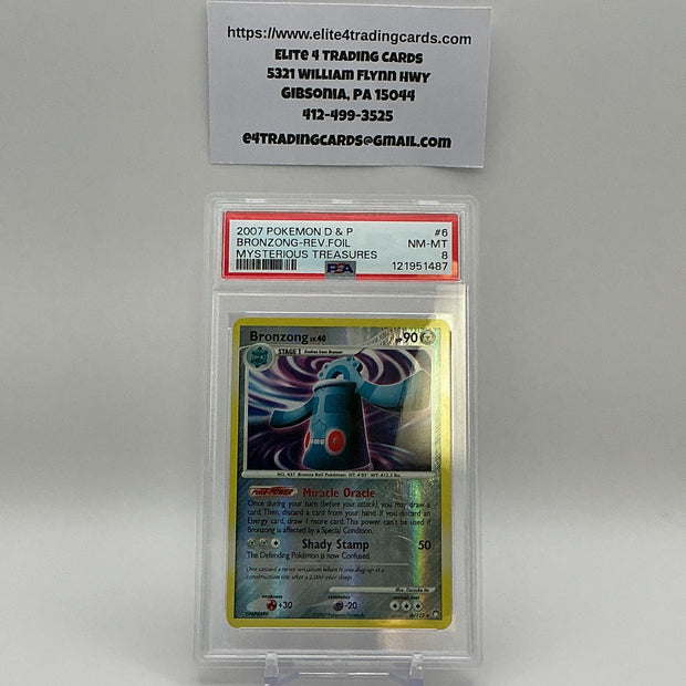 Bronzong #6 Mysterious Treasures (PSA 8)