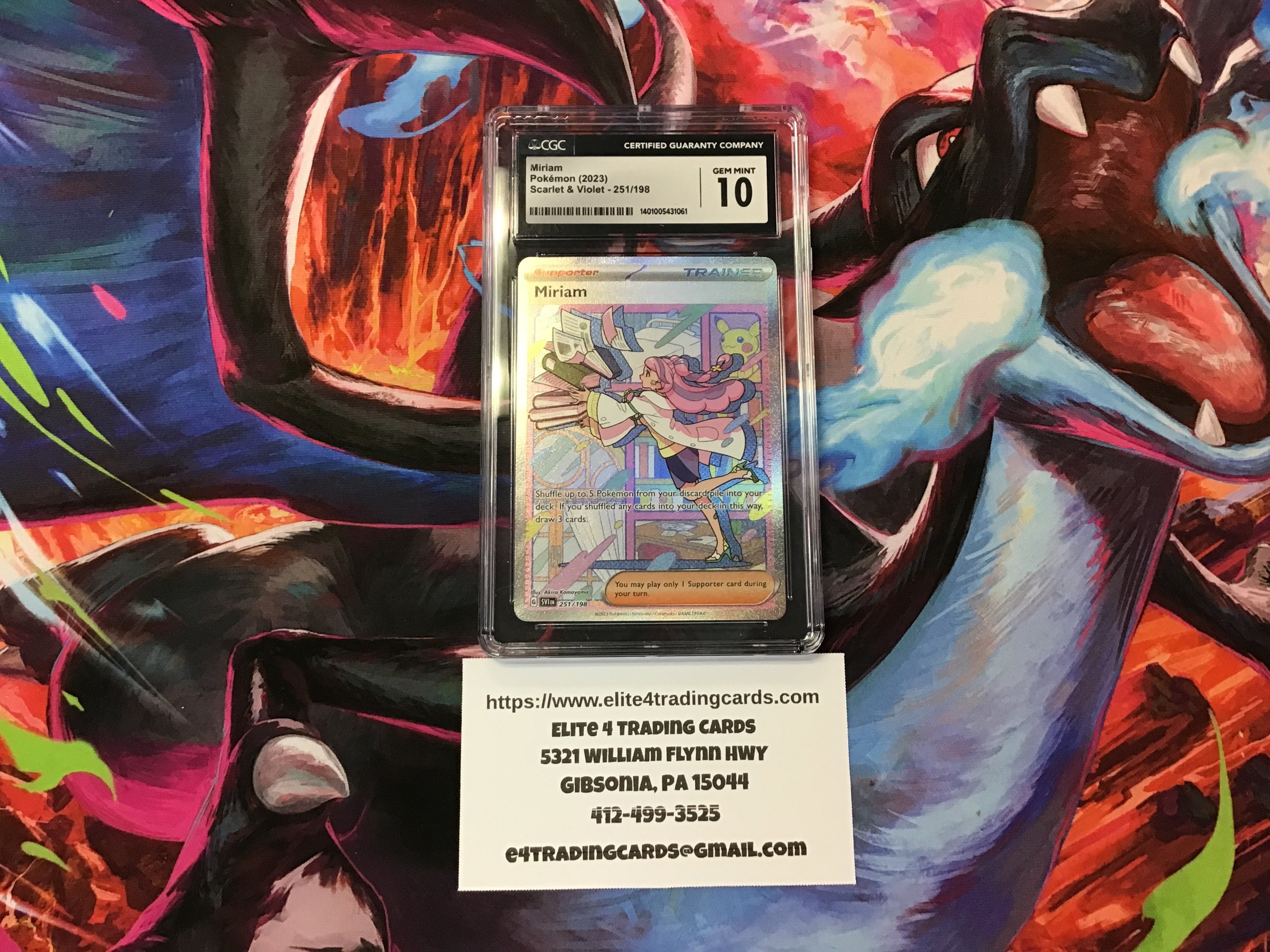 Miriam #251 Pokemon Scarlet & Violet (CGC 10)