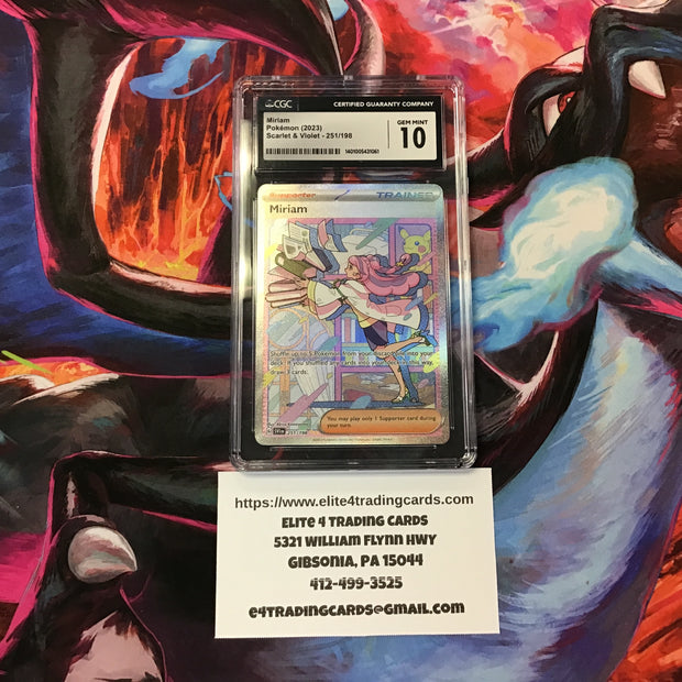 Miriam #251 Pokemon Scarlet & Violet (CGC 10)
