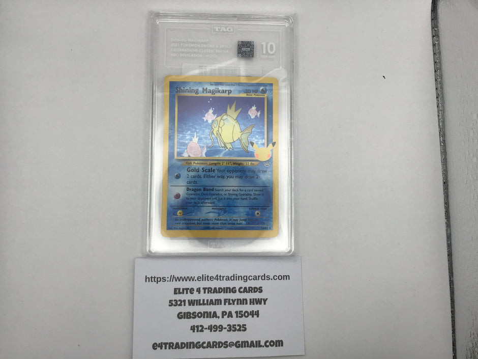 Shining Magikarp #66 Pokemon Celebrations (TAG 10)
