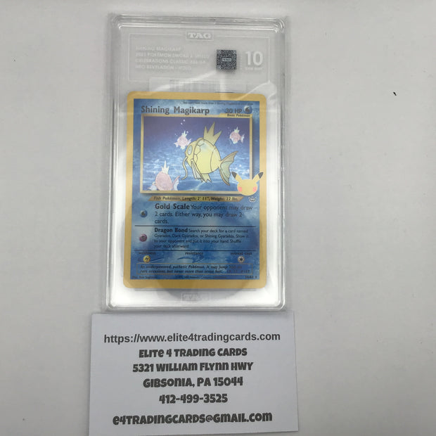 Shining Magikarp #66 Pokemon Celebrations (TAG 10)