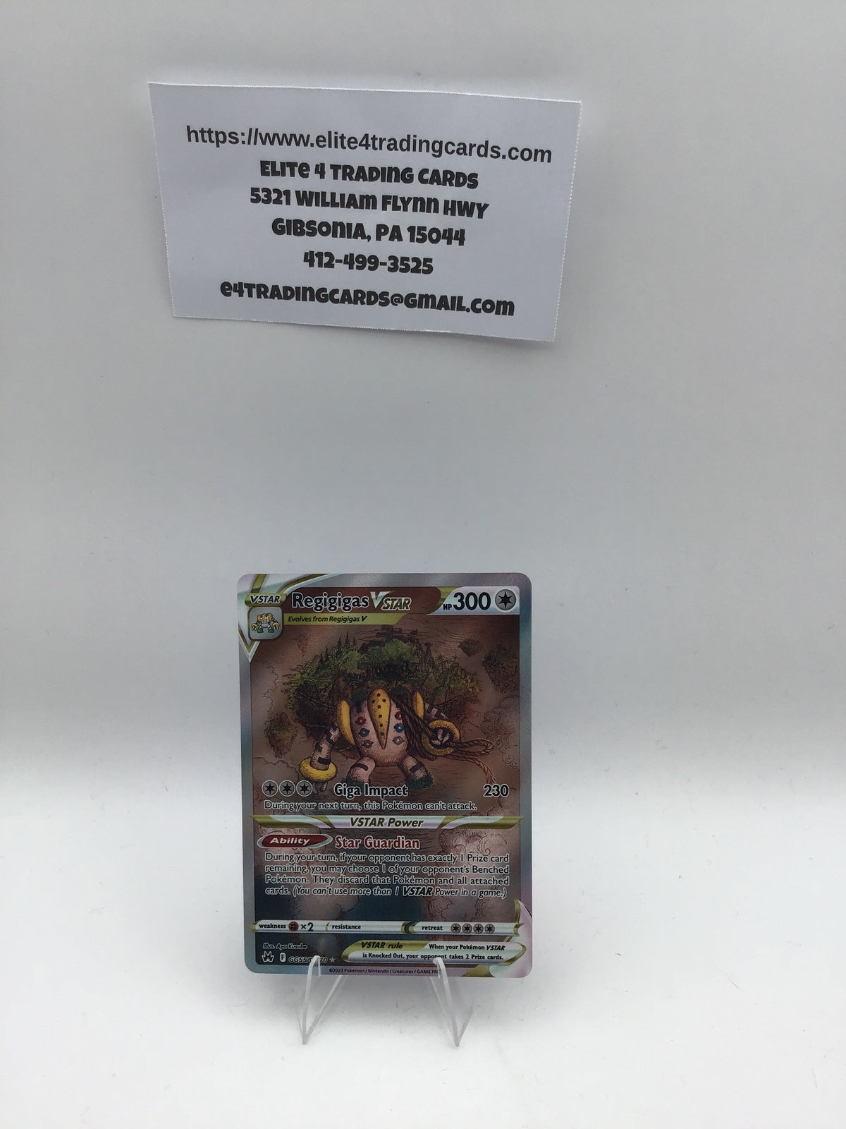 Regigigas VSTAR - SWSH: Crown Zenith: Galarian Gallery (CRZ:GG) - NM