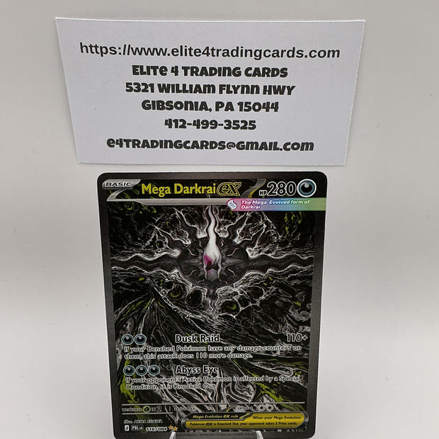 Mega Darkrai ex - 116/084 - ME05: Pitch Black (PBL) - NM