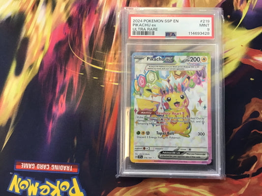 PSA 9 Pikachu ex
