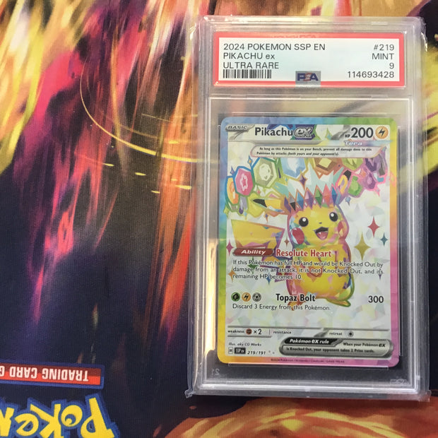 PSA 9 Pikachu ex