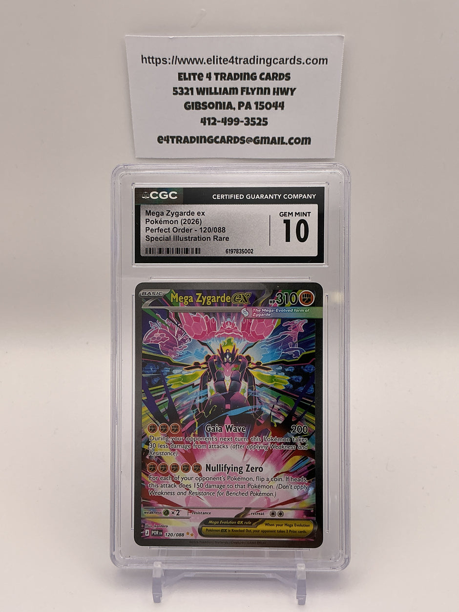 Mega Zygarde ex #120 Pokemon Perfect Order (CGC 10)