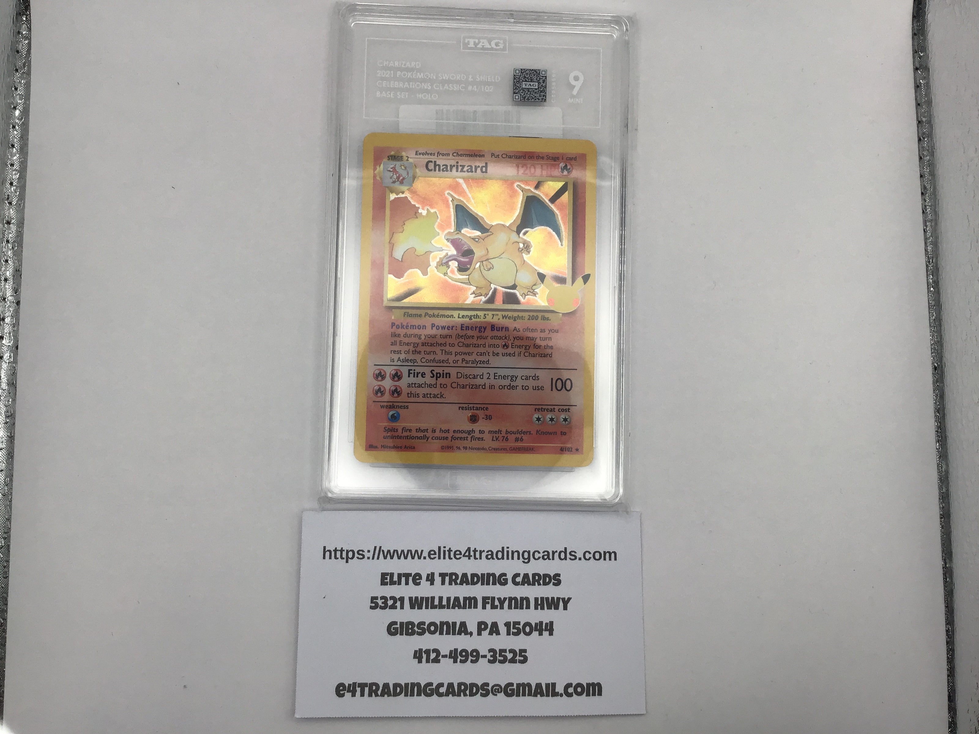 Charizard #4 Pokemon Celebrations (TAG 9)