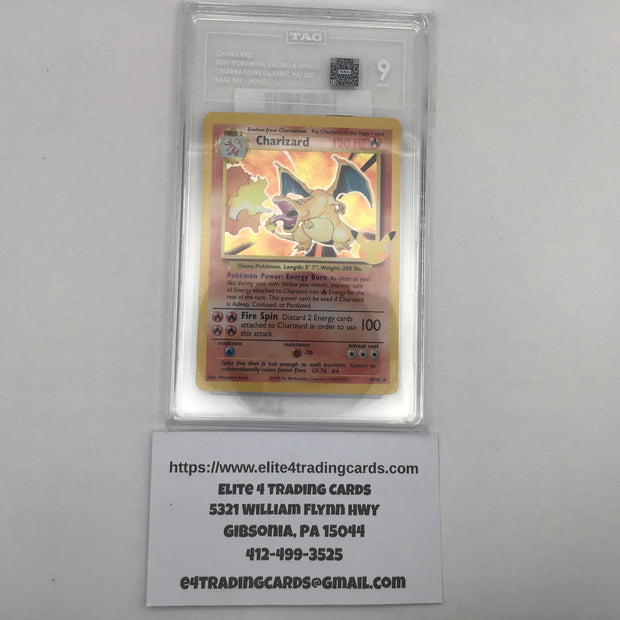 Charizard #4 Pokemon Celebrations (TAG 9)